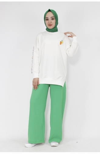 Sweatshirt Ecru 23009-03