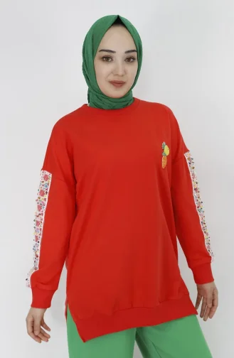 Orange Sweatshirt 23009-04
