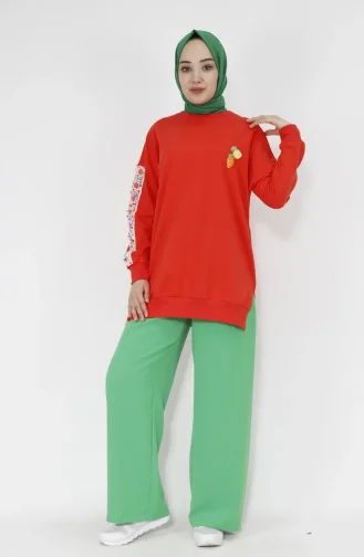 Orange Sweatshirt 23009-04