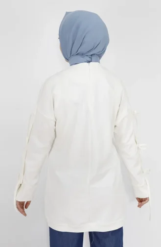 Sweatshirt Blanc 71106-03