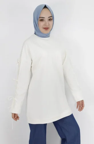 Sweatshirt Blanc 71106-03