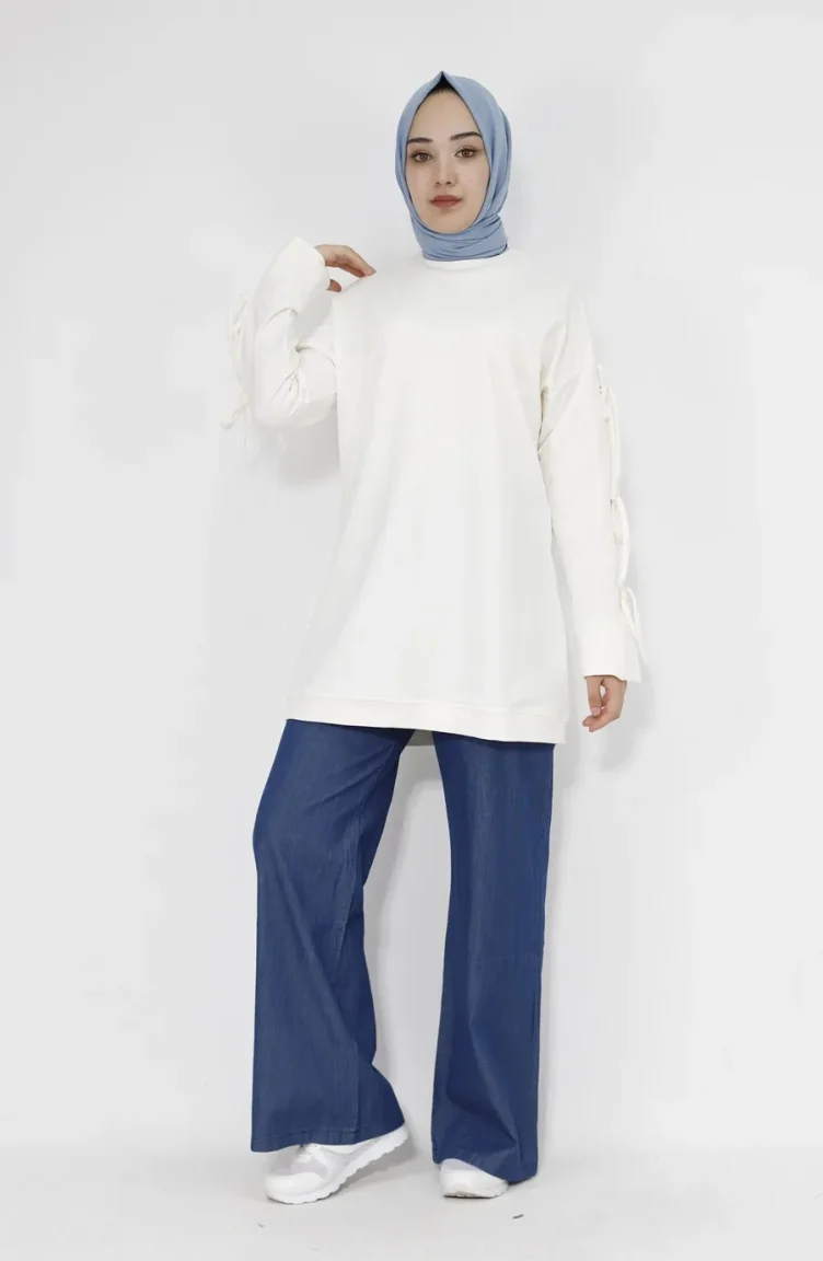 Sweatshirt Blanc 71106-03
