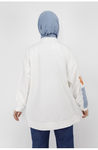 Ecru Sweatshirt 29758-02