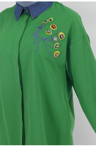 Chemise Vert 23169-02