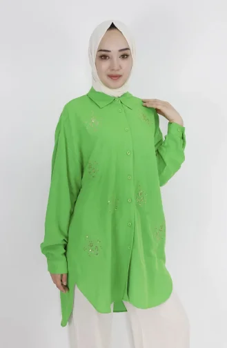 قميص أخضر حشيشي 29632-02