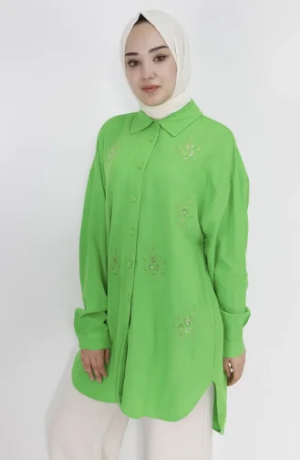 قميص أخضر حشيشي 29632-02
