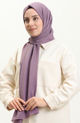 Karaca Ekoseli Şal 81002-03 Açık Mor 81002-03