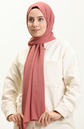 Karaca Ekoseli Şal 81002-10 Gül Kurusu 81002-10