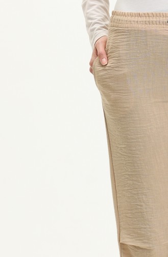Side Pocket Linen Trousers 5107-04 Stone 5107-04