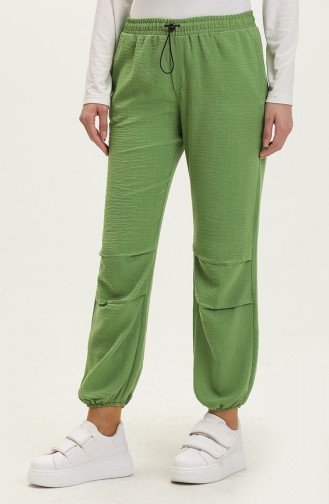 Pantalon en Lin 5107-05 Vert Noisette  5107-05