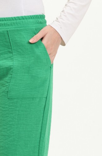 Pantalon en Lin 5108-02 Vert 5108-02