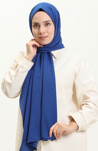 Karaca Ekoseli Şal 81002-22 Saks 81002-22