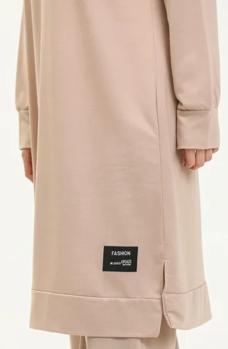 Zweireihige Tunika-Hose Doppelset 0044-03 Stein 0044-03