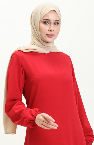 Robe Volantes 0007D-01 Bordeaux 0007D-01