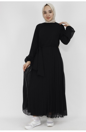 Black Hijab Dress 29871-01