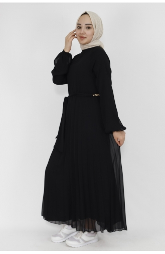 Black Hijab Dress 29871-01