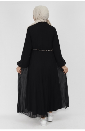 Black Hijab Dress 29871-01