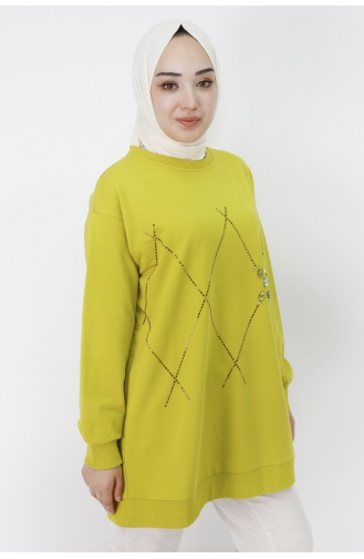 Oil Green Sweatshirt 2196-01
