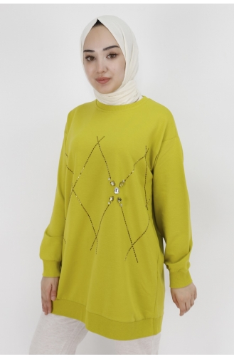 Oil Green Sweatshirt 2196-01