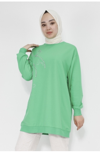 Green Sweatshirt 2075-02