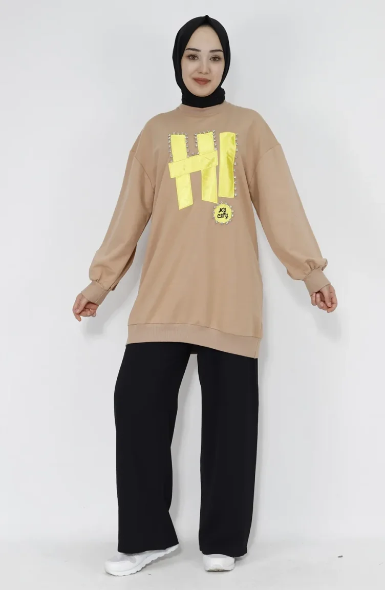 Sweatshirt Beige 71102-01