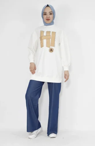White Sweatshirt 71102-03