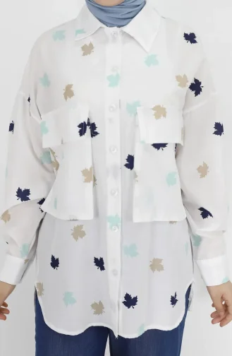 Chemise Vert menthe 2046-02