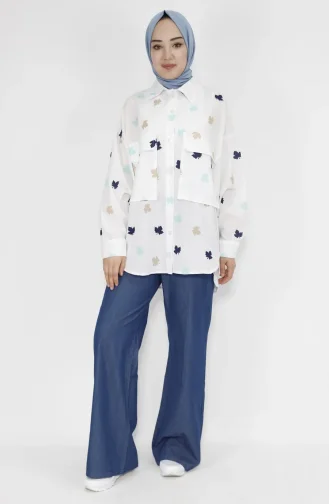 Chemise Vert menthe 2046-02
