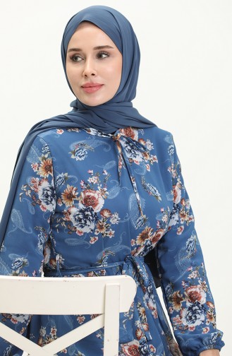 Blue İslamitische Jurk 91823-04