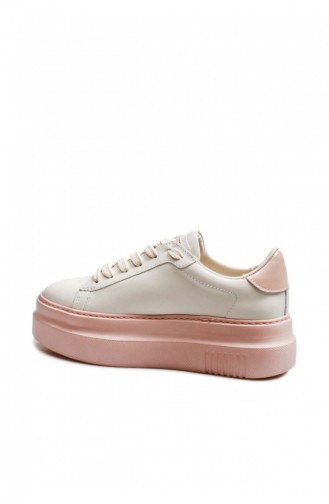  Tägliche Schuhe 009ZA0153.Beyaz pudra