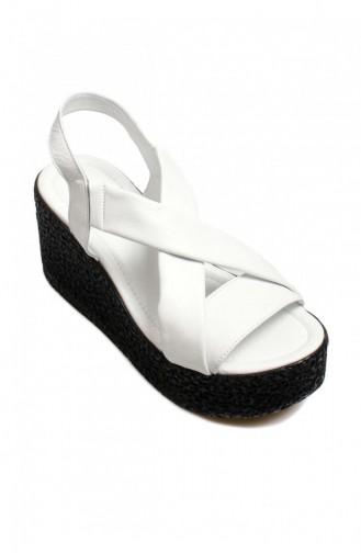  Summer Sandals 124ZA10535.Beyaz