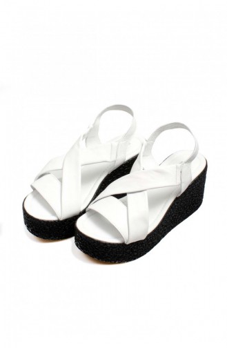  Summer Sandals 124ZA10535.Beyaz