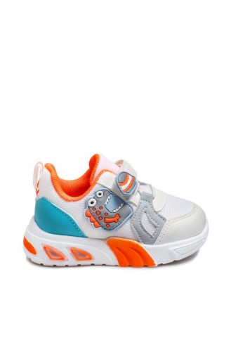 Unisex Çocuk Sneaker Ayakkabı 461Ba105 Beyaz Buz Turkuaz