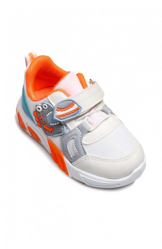 Unisex Çocuk Sneaker Ayakkabı 461Ba105 Beyaz Buz Turkuaz