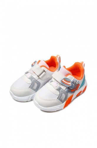 Unisex Çocuk Sneaker Ayakkabı 461Ba105 Beyaz Buz Turkuaz