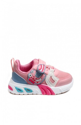 Unisex Çocuk Sneaker Ayakkabı 461Ba105 Pembe Beyaz A Mavi