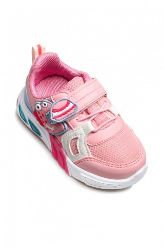 Unisex Çocuk Sneaker Ayakkabı 461Ba105 Pembe Beyaz A Mavi