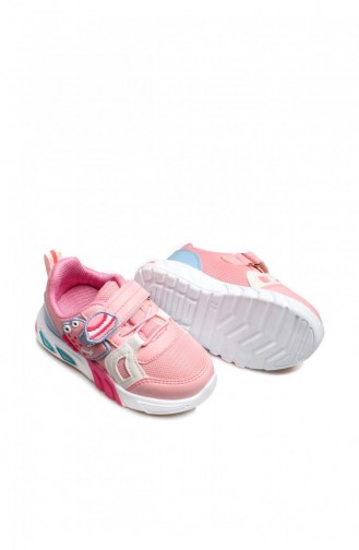 Unisex Çocuk Sneaker Ayakkabı 461Ba105 Pembe Beyaz A Mavi