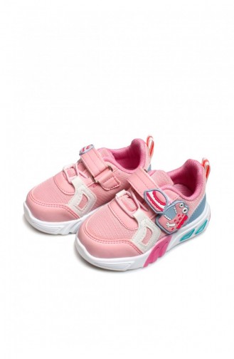 Unisex Çocuk Sneaker Ayakkabı 461Ba105 Pembe Beyaz A Mavi