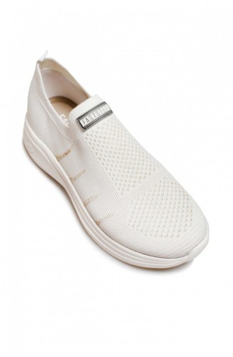 Kadın Sneaker Ayakkabı 517Za5086 Beyaz Altın