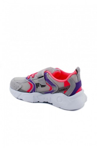 Unisex Çocuk Sneaker Ayakkabı 868Xca2110 Gri Fuşya