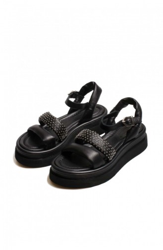  Summer Sandals 965ZA3318.Siyah