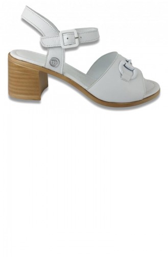 White Summer Sandals 13261