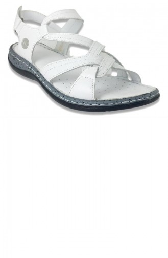 Weiß Sommer Sandalen 13267