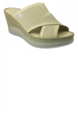 Beige Summer Slippers 13658