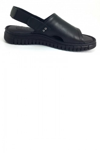 Black Summer Sandals 13660
