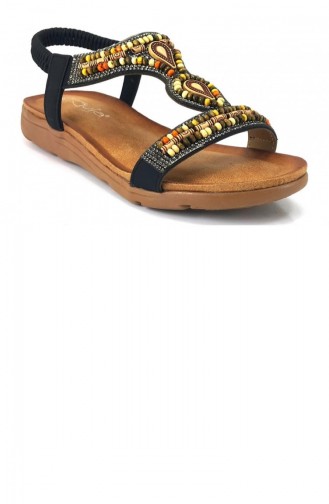 Black Summer Sandals 13683