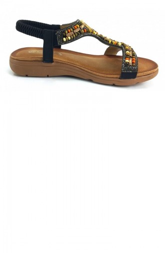 Black Summer Sandals 13683