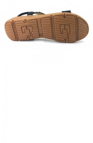 Black Summer Sandals 13683