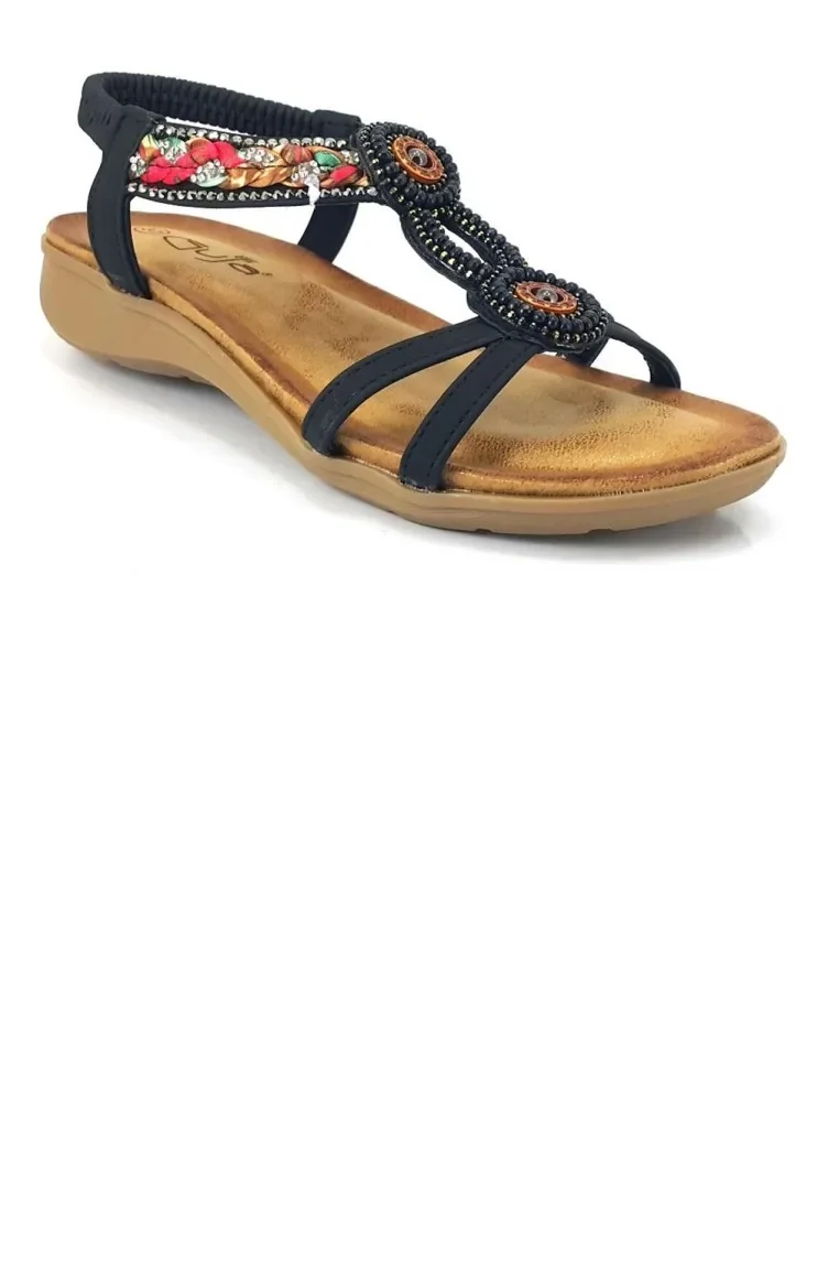 Sandales D`été Noir 13796